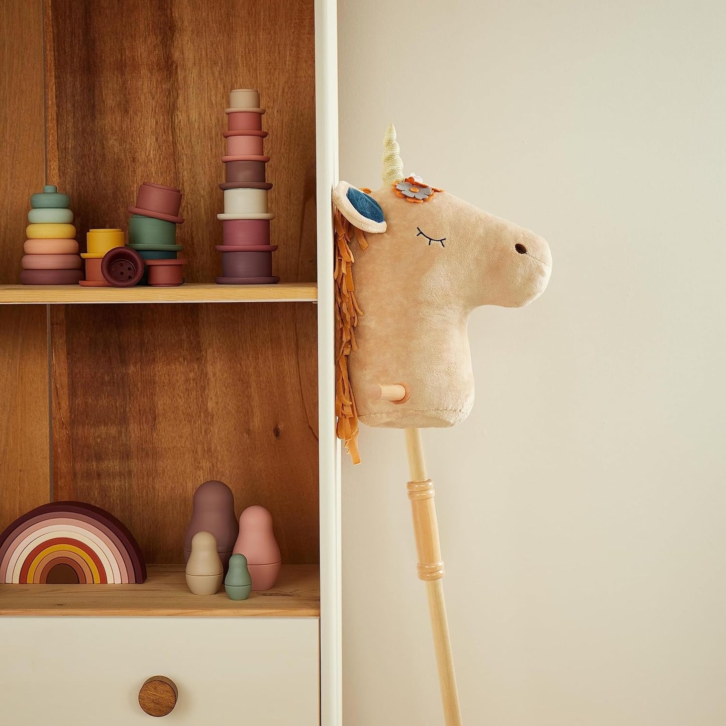 Einhorn-Steckenpferd Magic mit Rollen, Magic