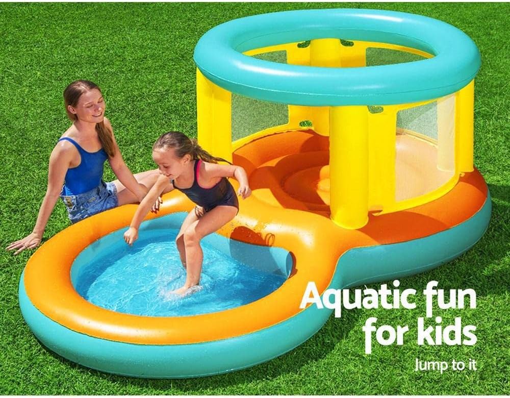 Hüpfburg mit Planschbecken Jumptopia