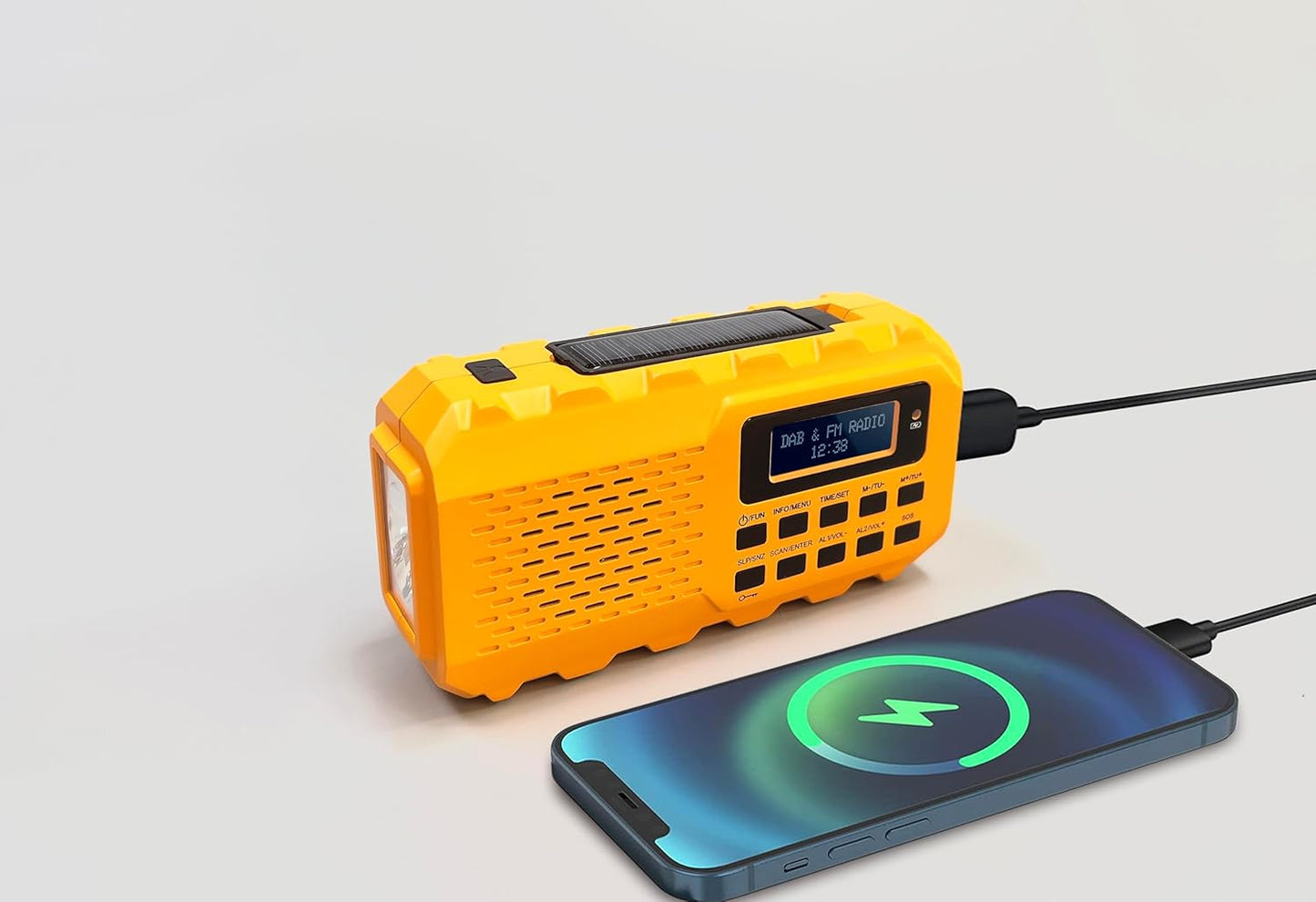 Multifunktionales Kurbelradio