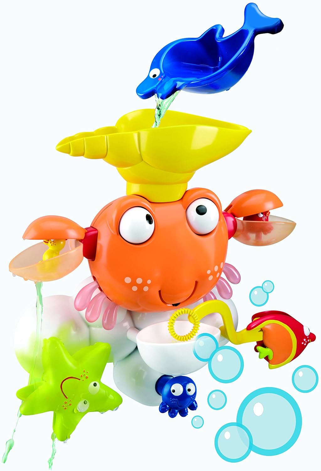 Badespielzeug Wasserkrabbe mit Saugnäpfen, Krabbe