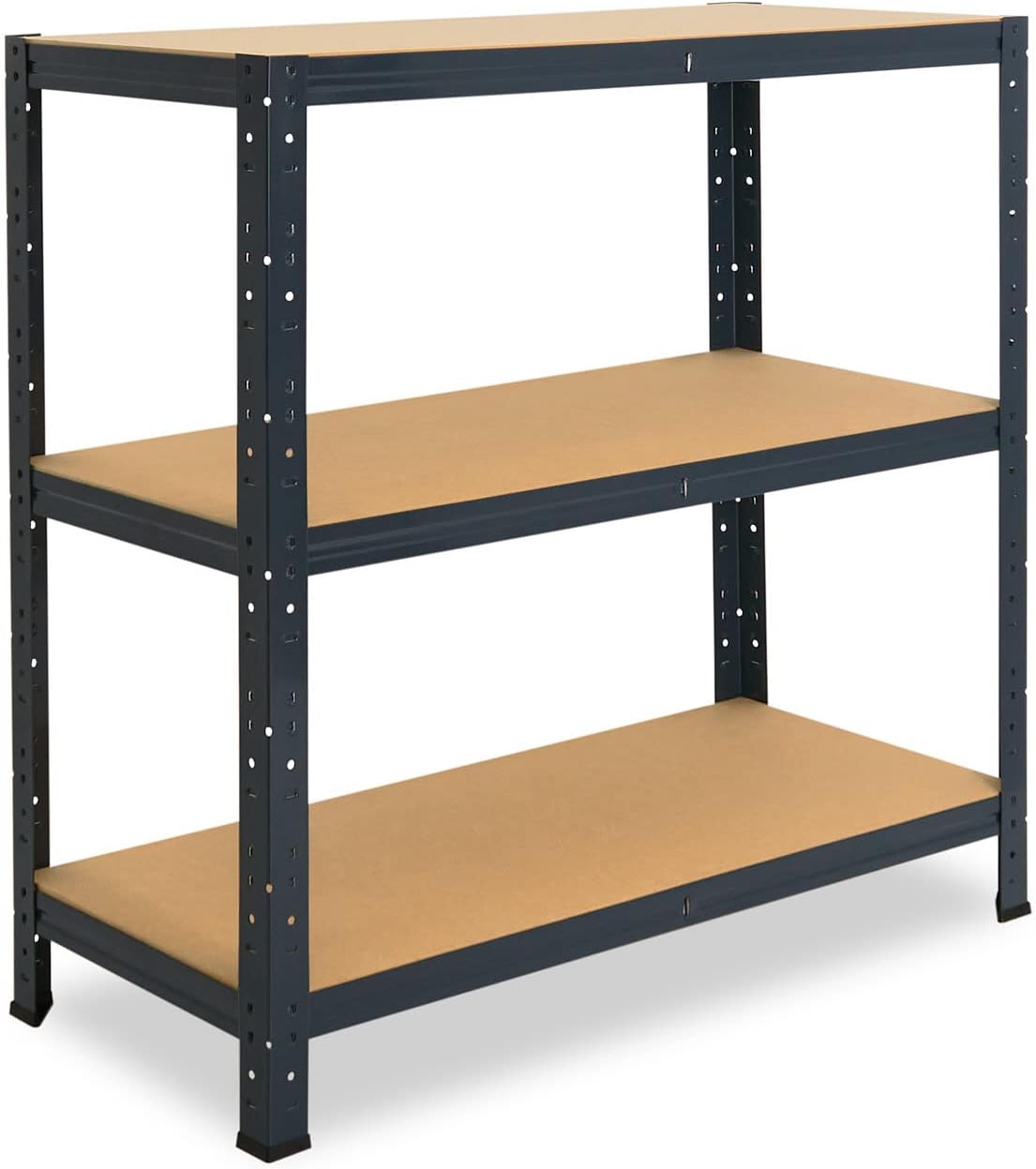 Schwerlastregal Stecksystem, H: 90cm / B: 90cm / T: 60cm