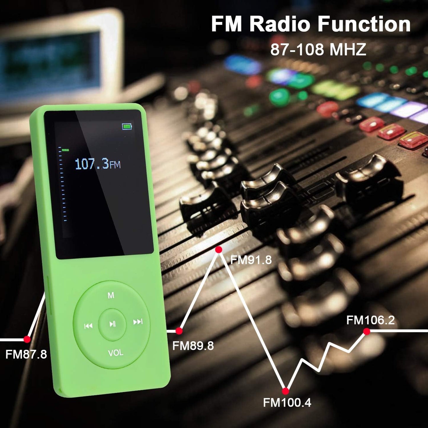 Music Player, 8G, Grün