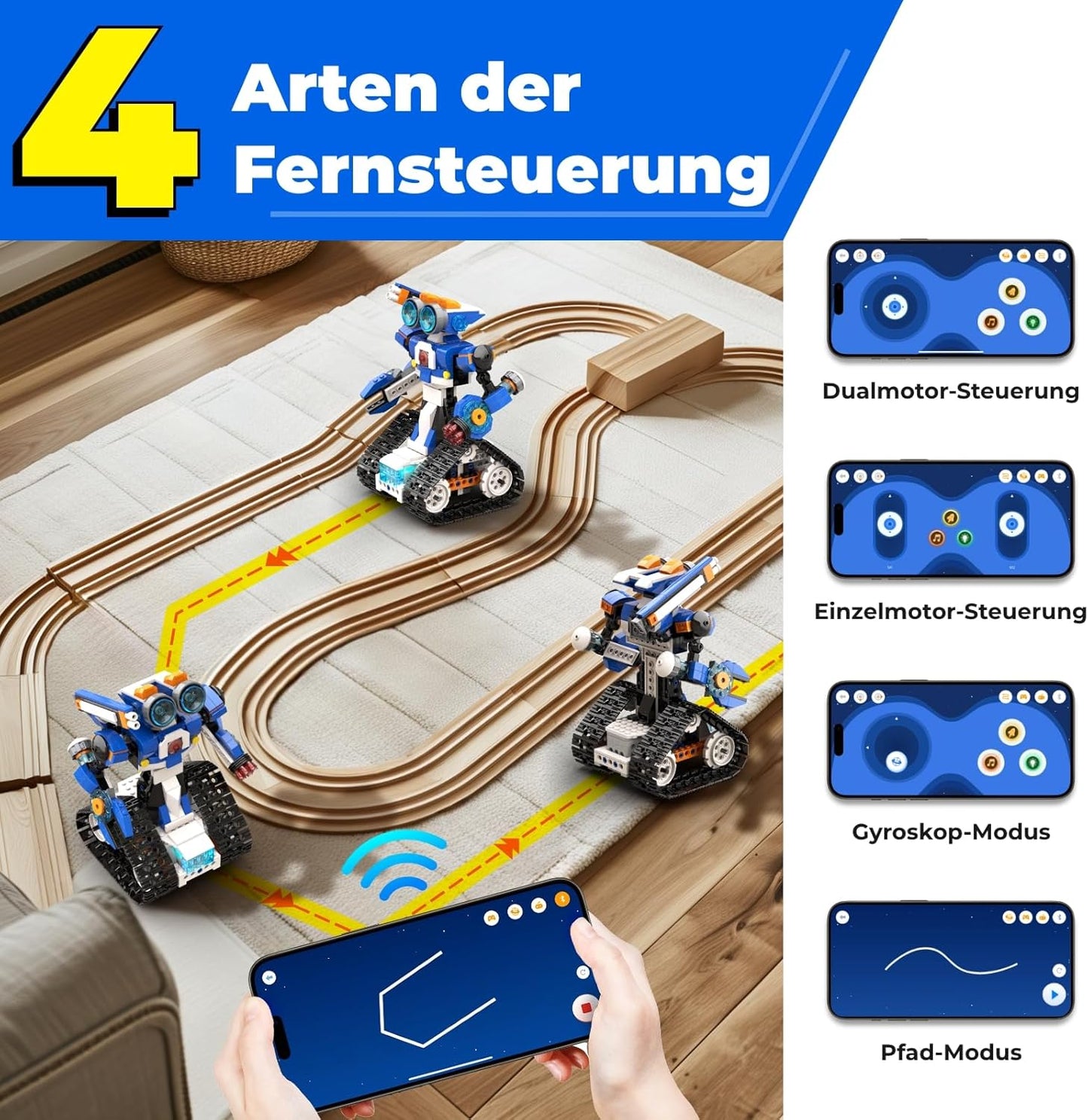 Programmierbarer Roboter-Bausatz für Kinder, Robot J(Storage)