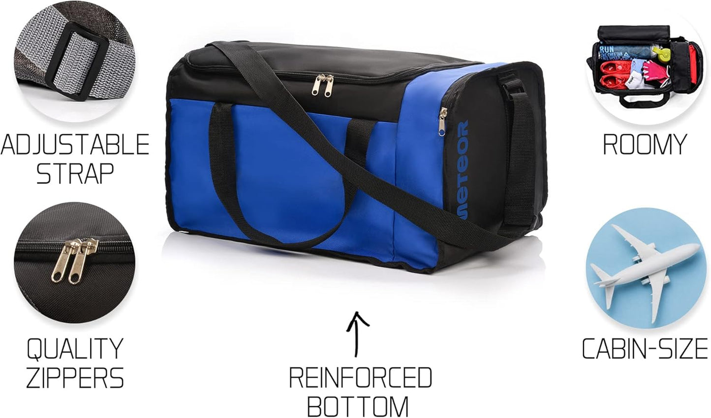 Sporttasche 40 L, 40 L Marineblau / Schwarz