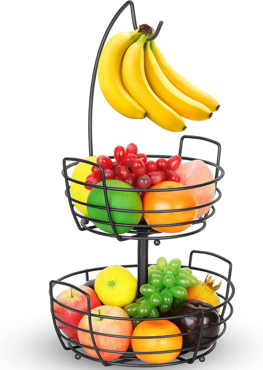 2-Stöckiger Obstkorb mit Obstständer