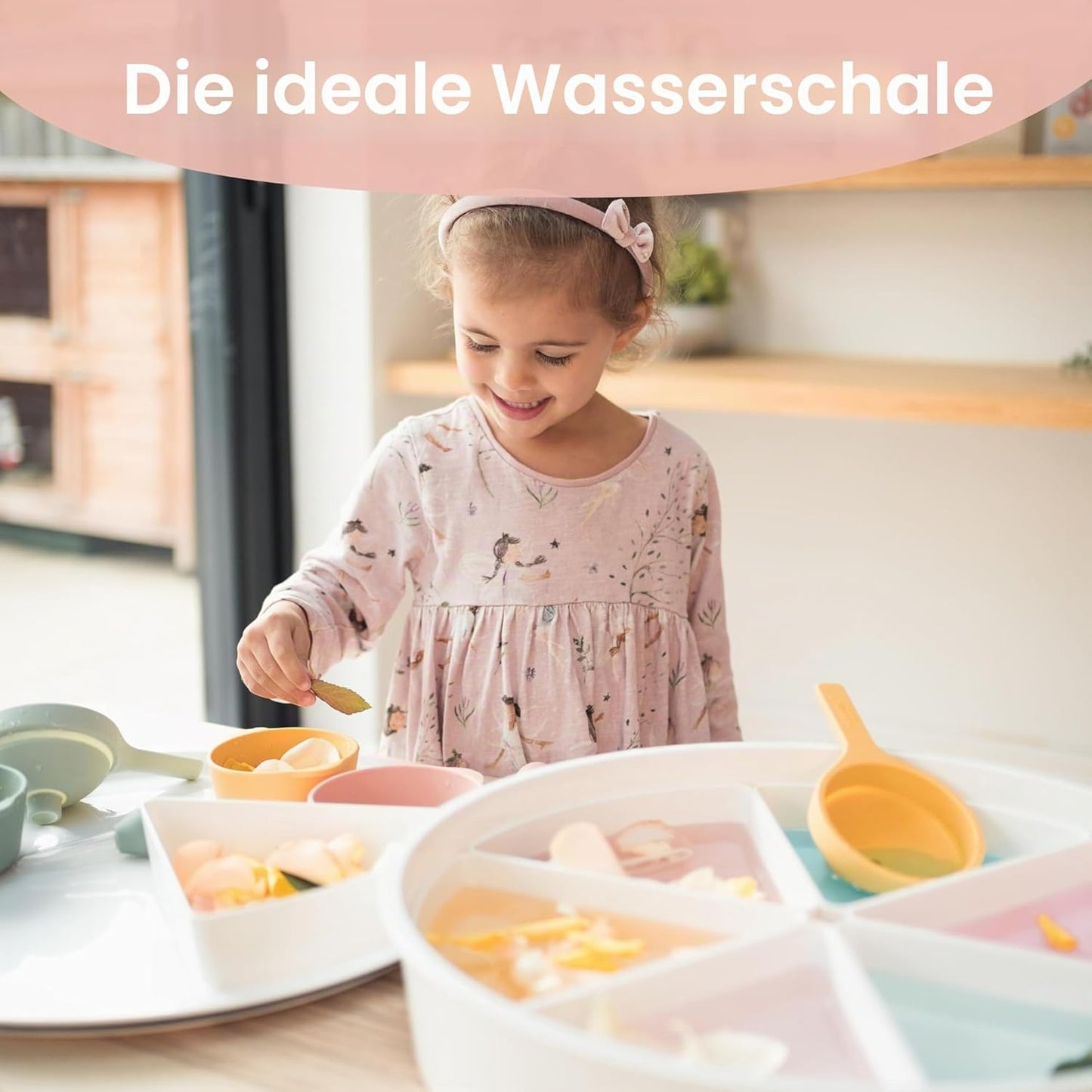 Tuff Tablett mit Deckel für sensorisches Spiel