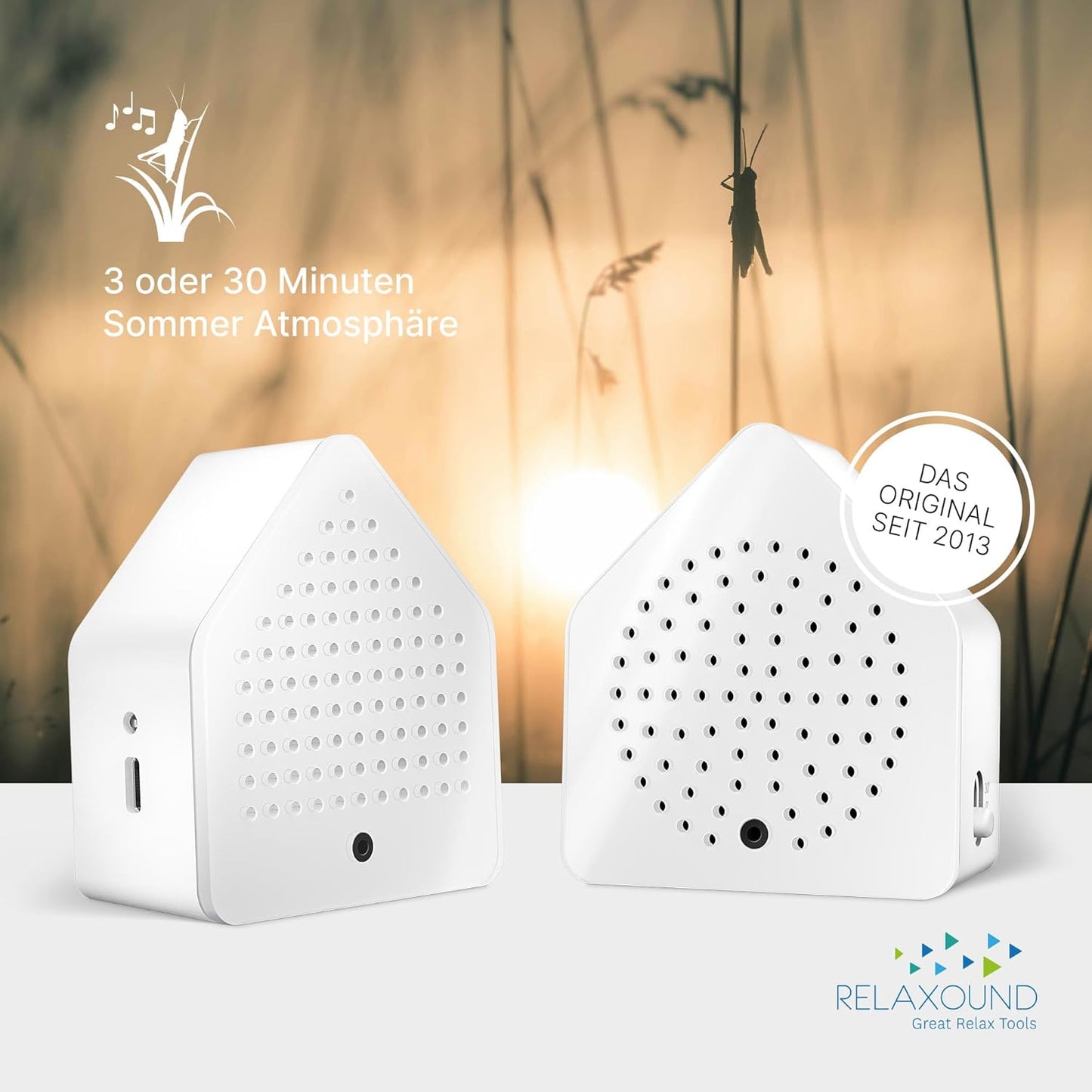 Zirpybox Soundbox (ZB), Weiß B: 70mm H:77mm T:40mm