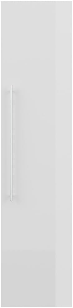 Hochglanz-Hochschrank, Weiss Hochglanz One Size