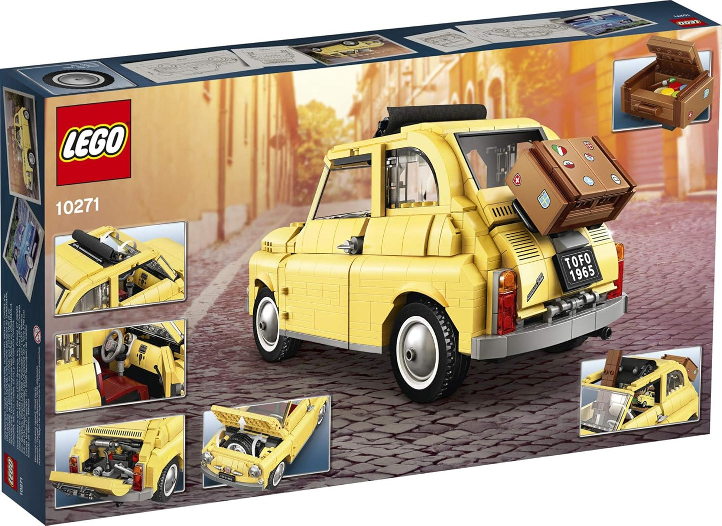 Creator Expert - Fiat 500F, Frustfreie Verpackung