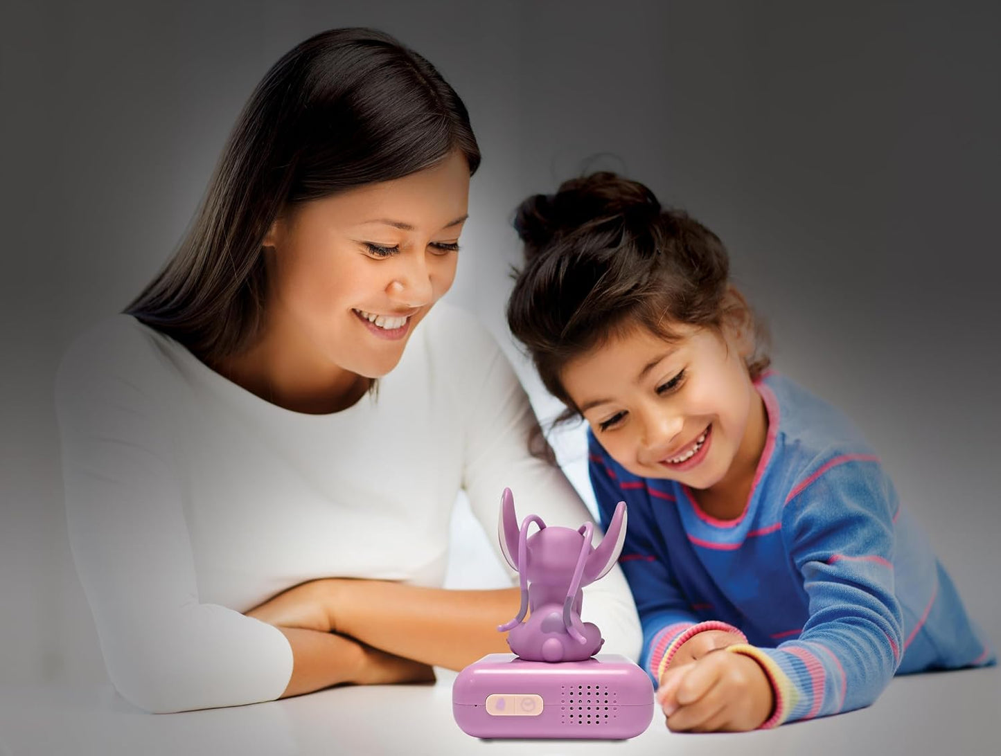 Stitch Nachtlicht-Wecker mit Schlummerfunktion, Disney Stitch - Angel _A