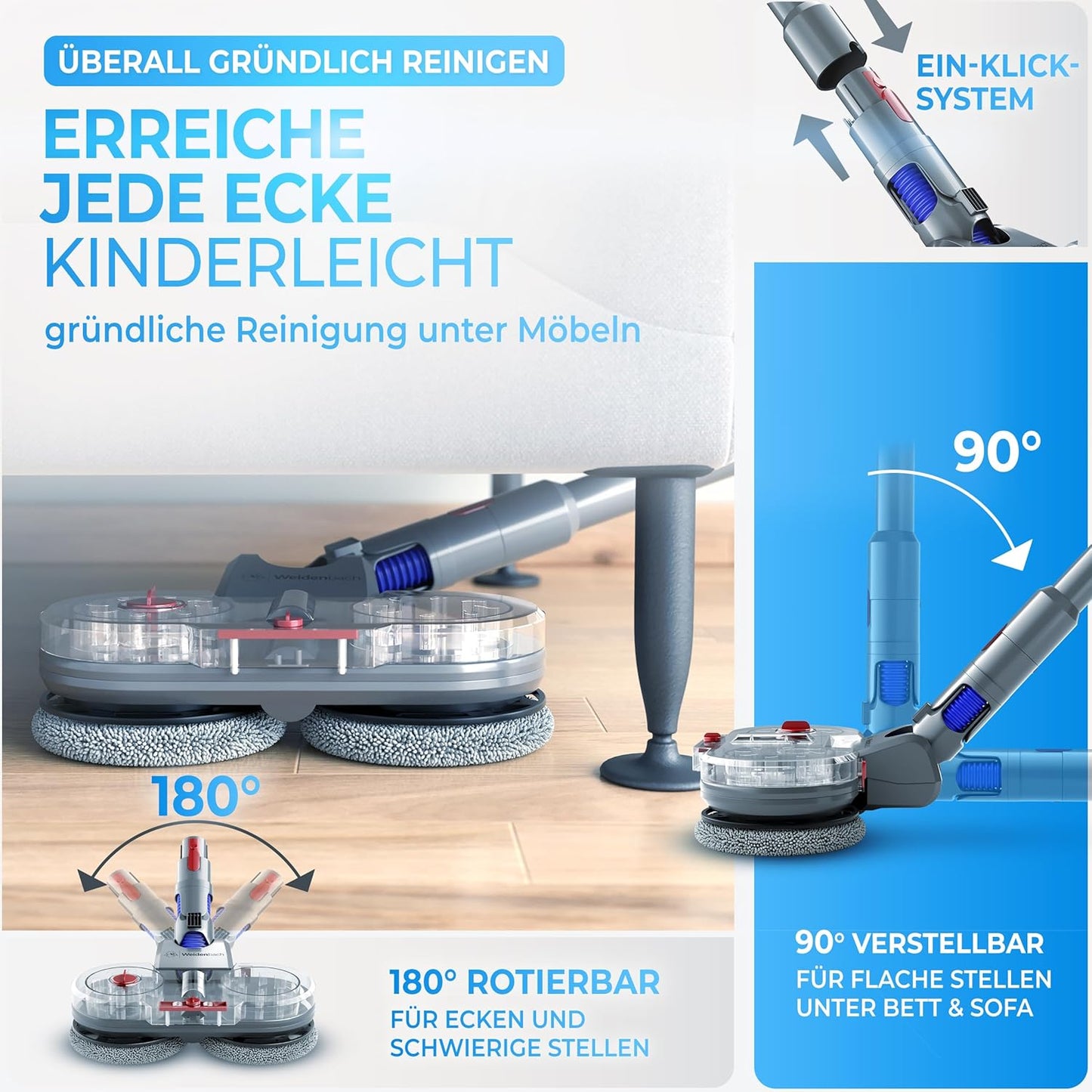 Wischaufsatz für Dyson V12 Nass- und Trockensauger, V12