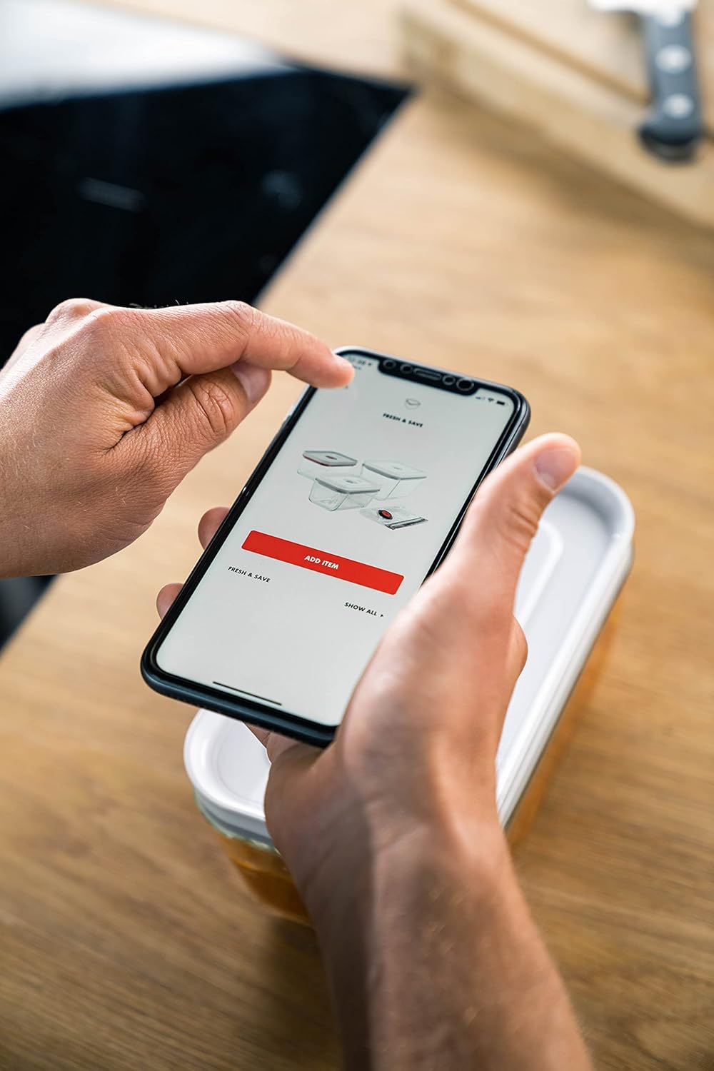 Vakuumbox für Lebensmittel, Vakuumbox M Kunststoff Vakuumbox M
