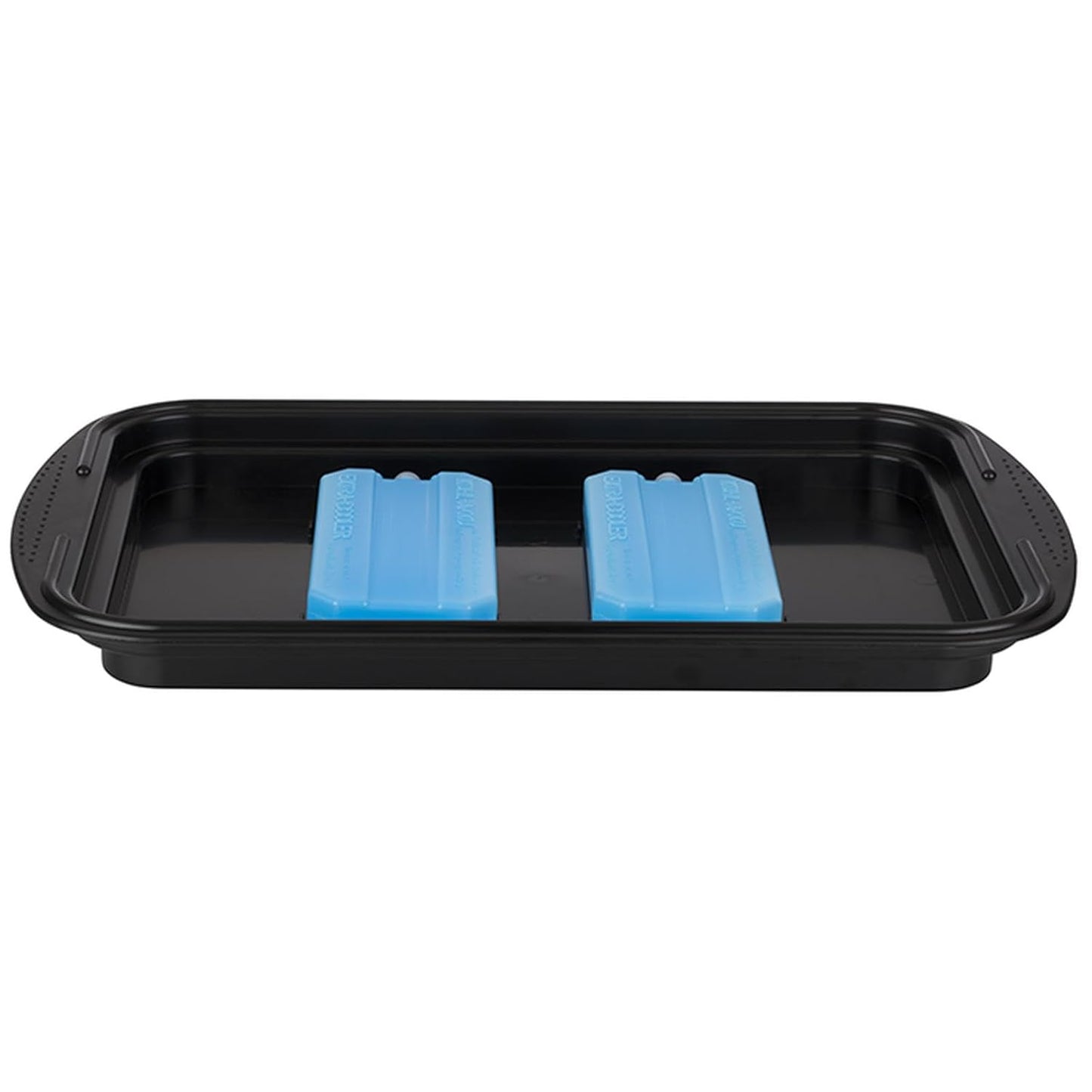 Thermo Tablett-Set, eckig Schwarz