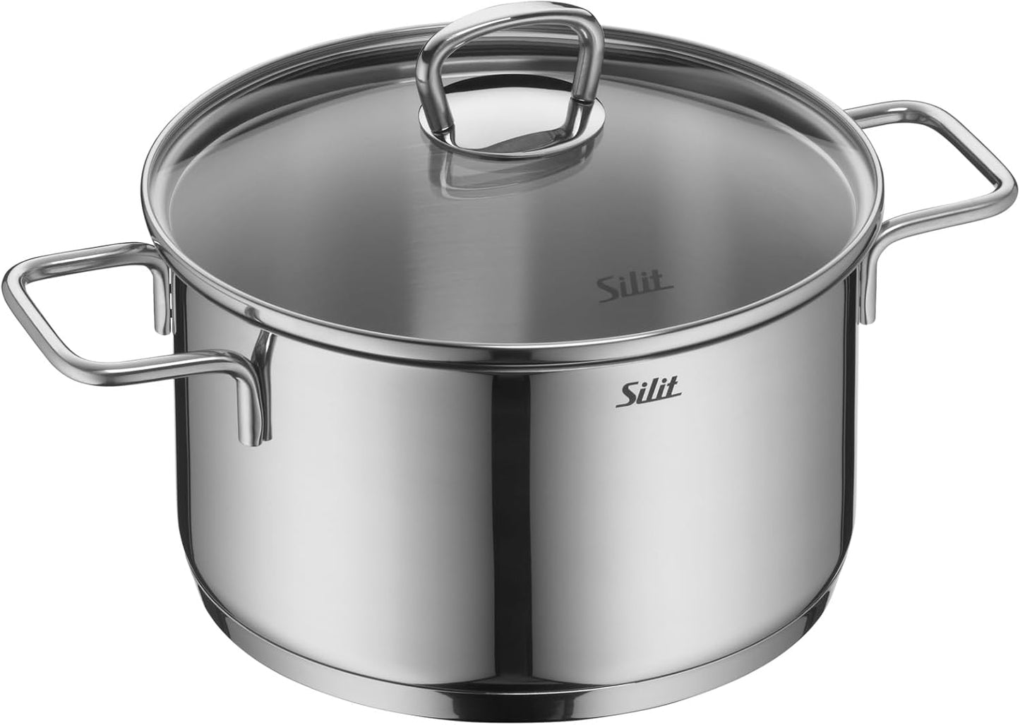 Induktions-Topfset Alicante (4-teilig) mit Glasdeckel, Silit Alicante – Topfset – Stielkasserolle ; 4-teilig