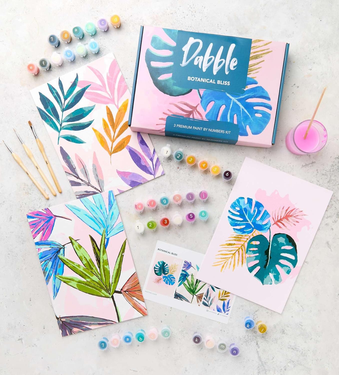 Malen-nach-Zahlen Kit für Erwachsene (Botanical Bliss), Botanical Bliss