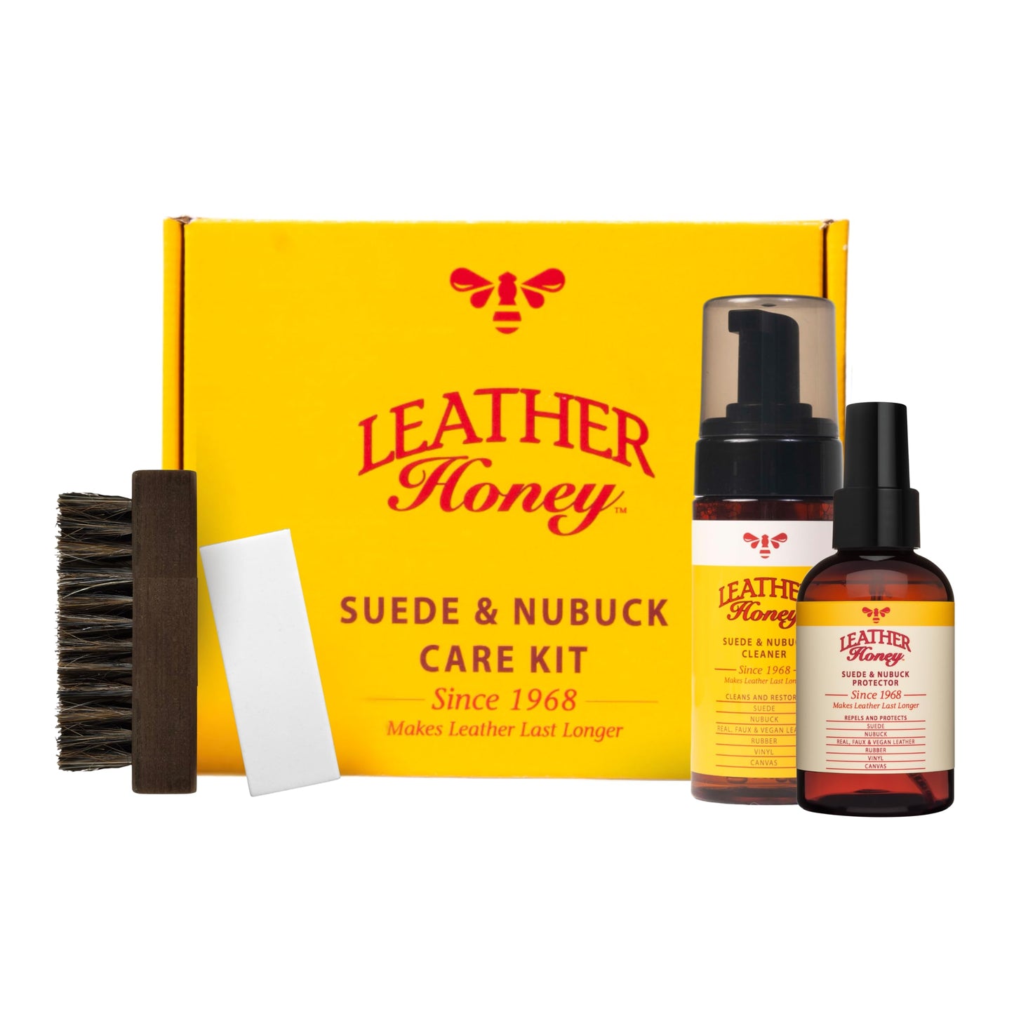 Suede & Nubuck Pflegeset, Reiniger & Schutz