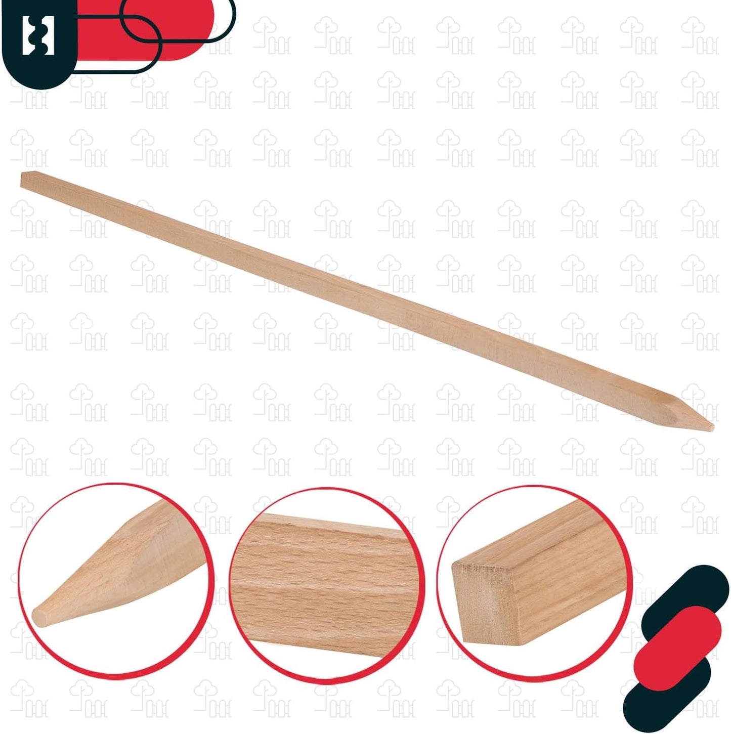 10er-Set Pflanzstäbe, 10er Set 120 cm