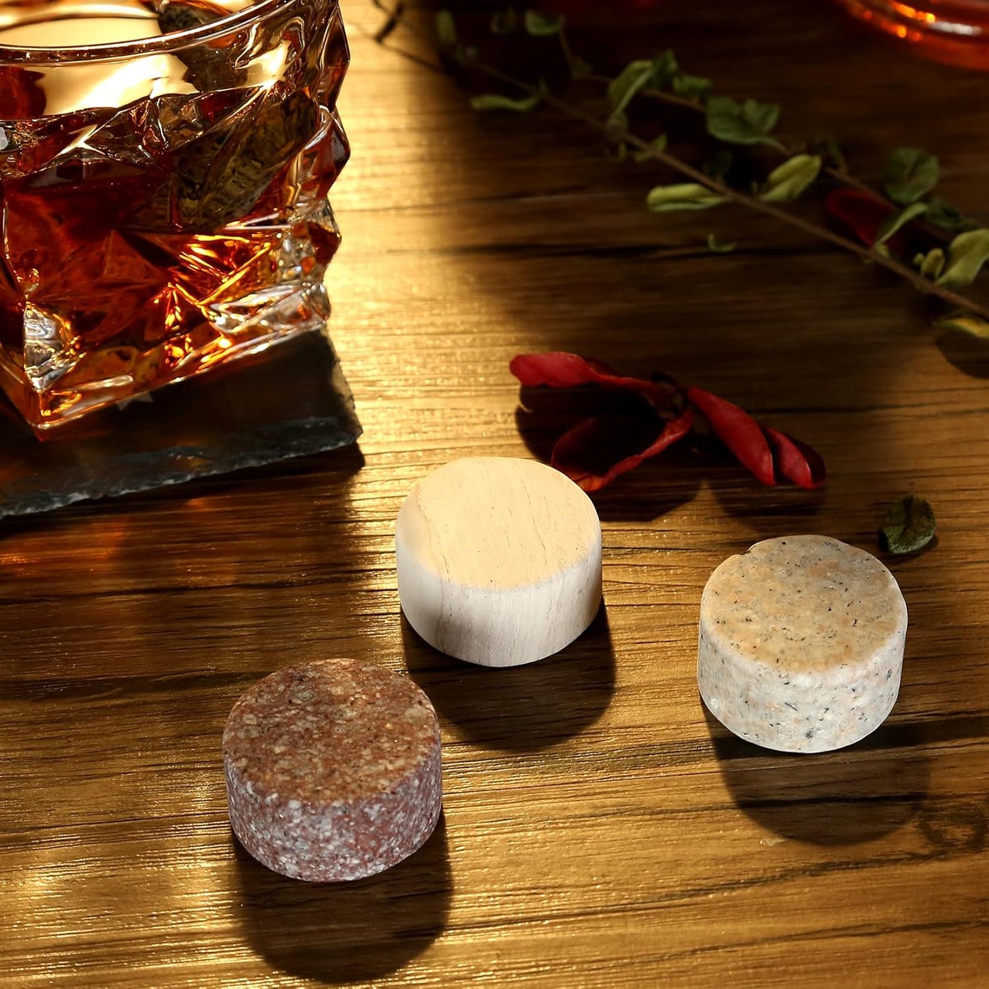 Whisky-Steine und Gläser - Geschenkset