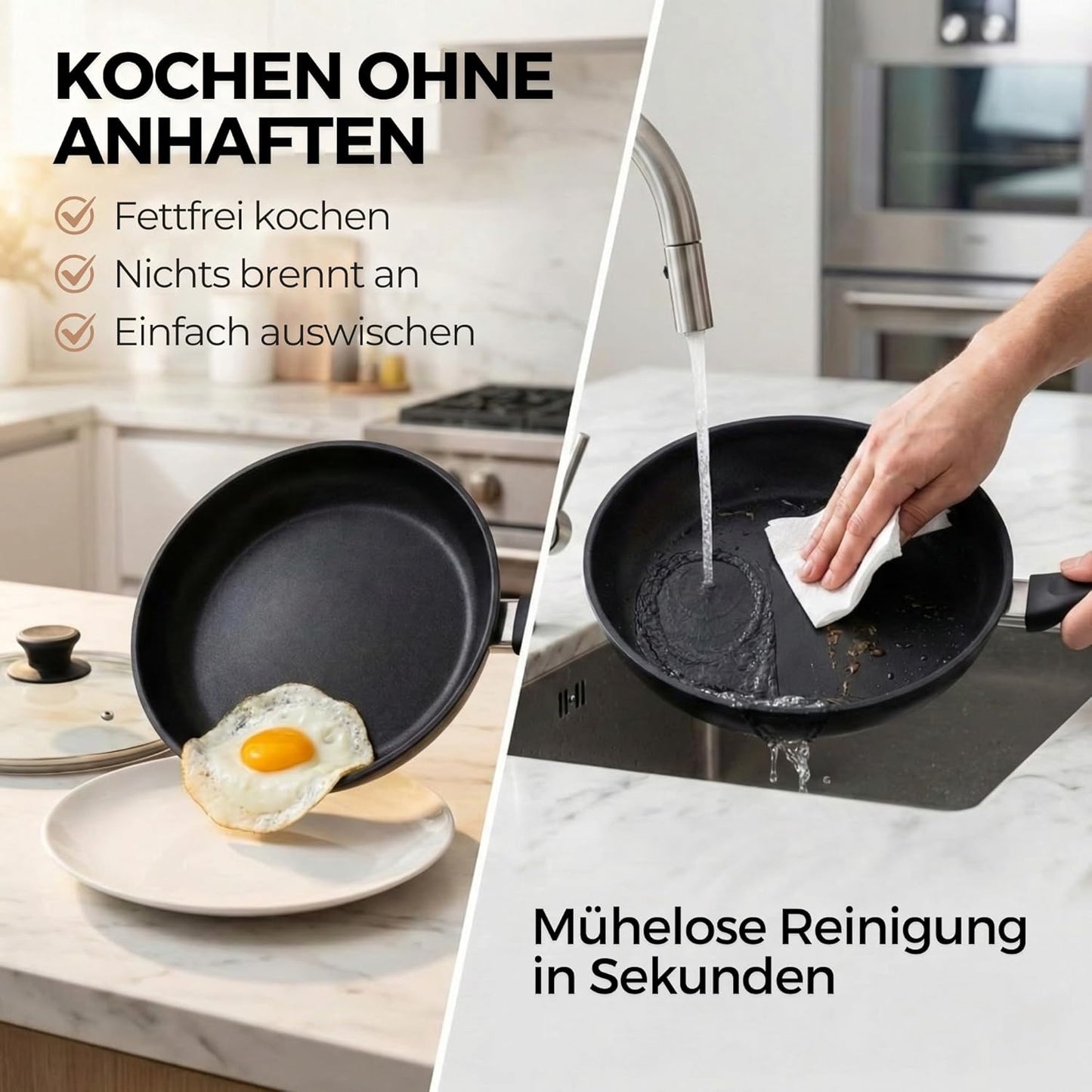 Bratpfanne 24 cm, Ø 24 cm | 5 cm