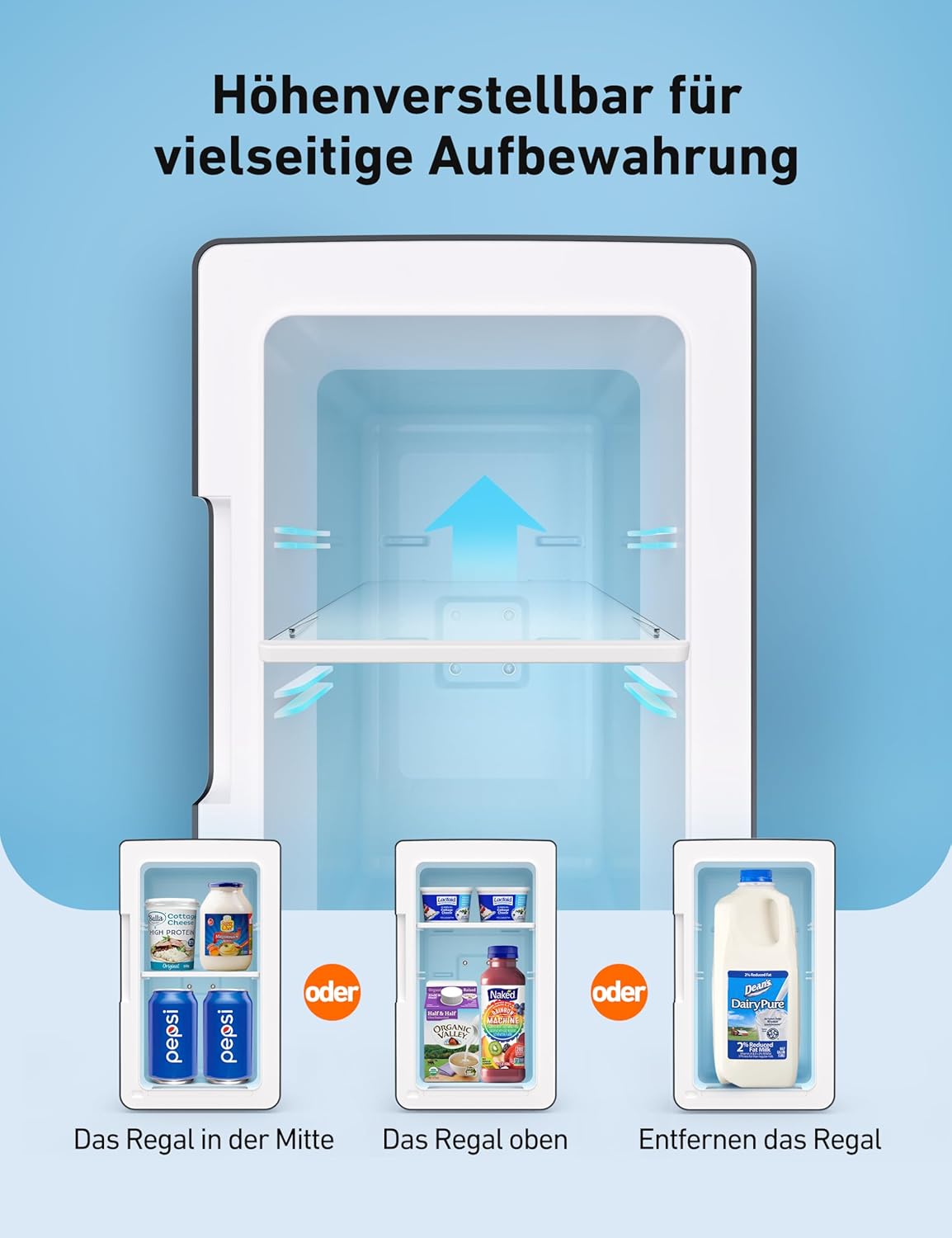 Mini-Kühlschrank, Schwarz