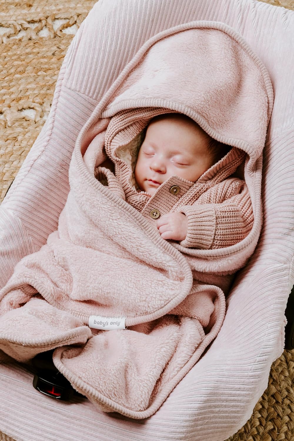 Kapuzendecke für Maxi Cosi, Alt Rosa