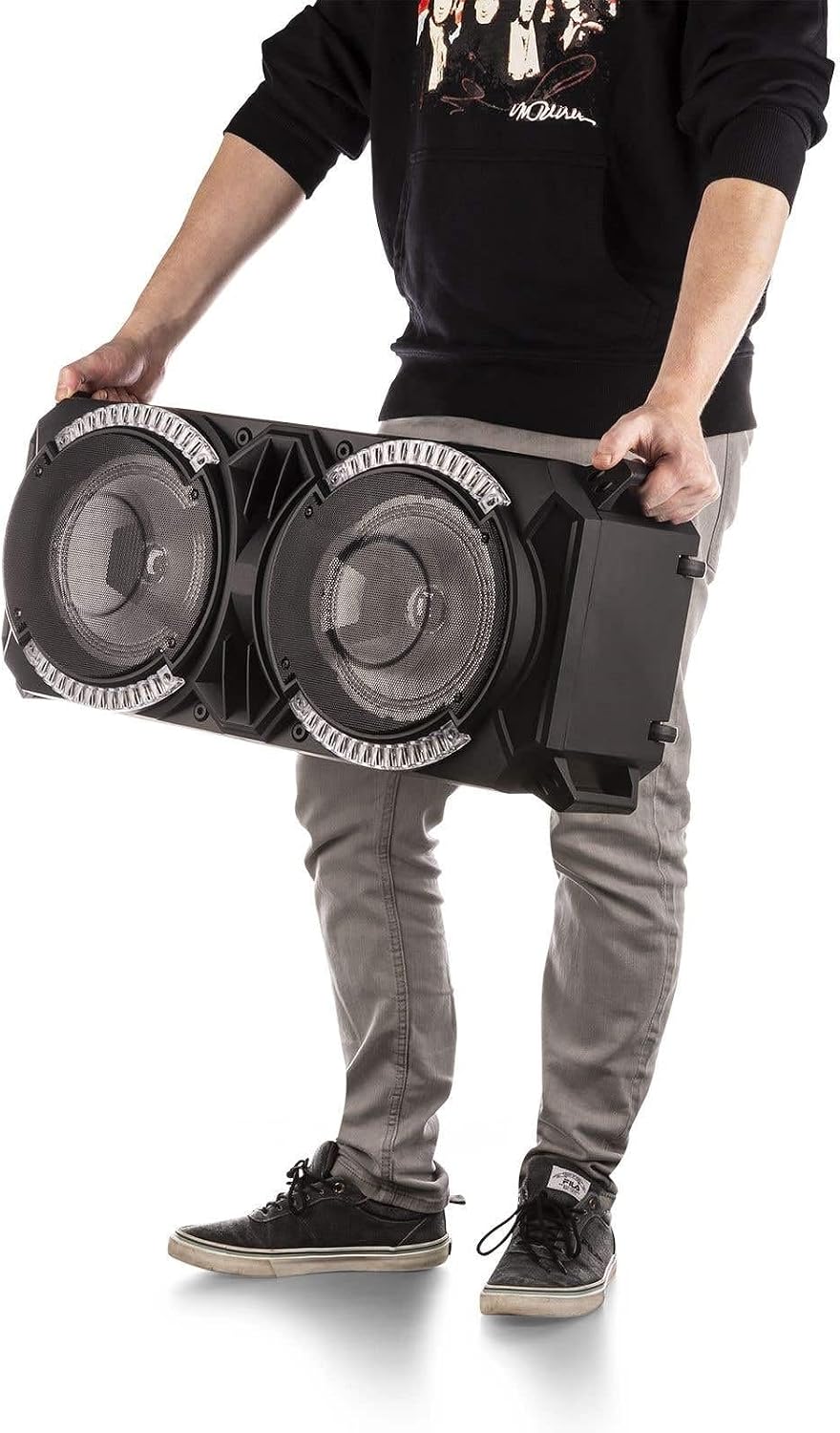 LIVE280 Karaoke-Anlage mit Mikrofonen und LED-Lautsprecher