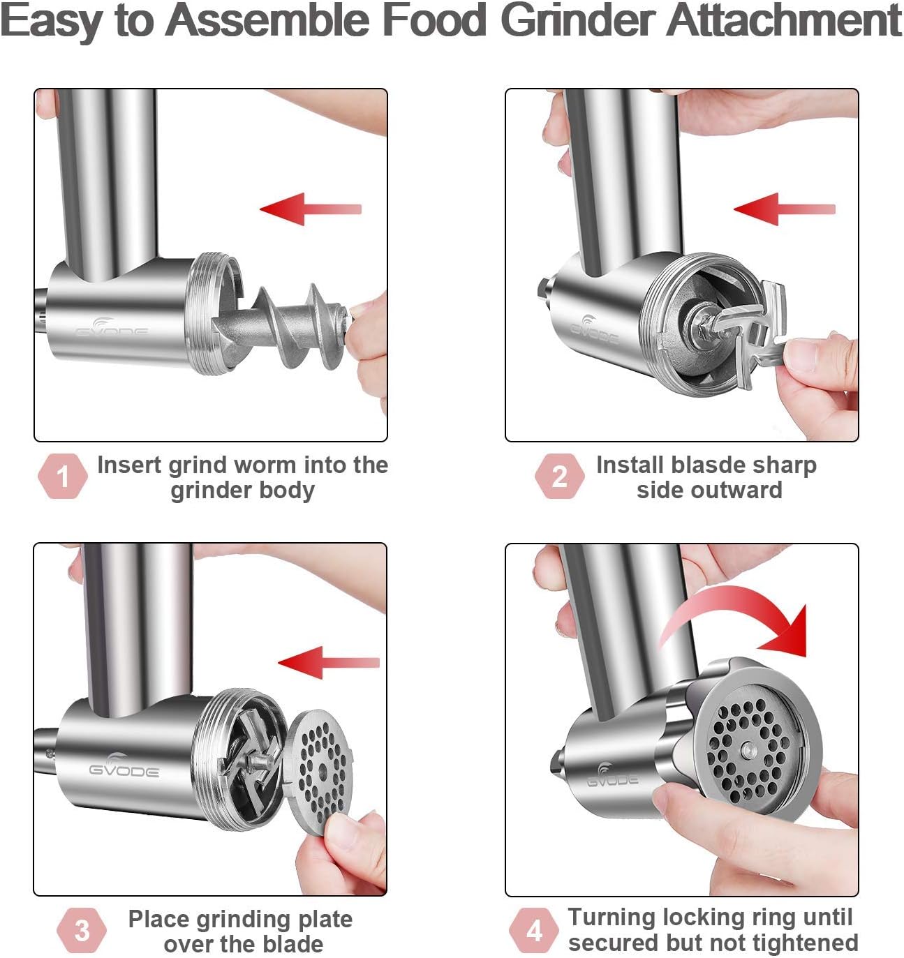 Fleischwolf-Aufsatz für KitchenAid