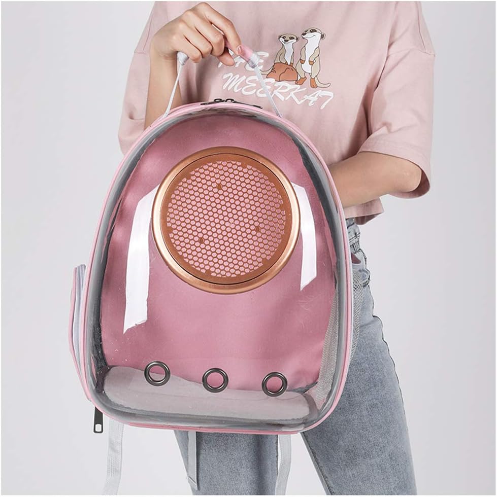 Haustier-Rucksack für Reisen & Wandern, rose L 42 x B 28 x H 33 cm