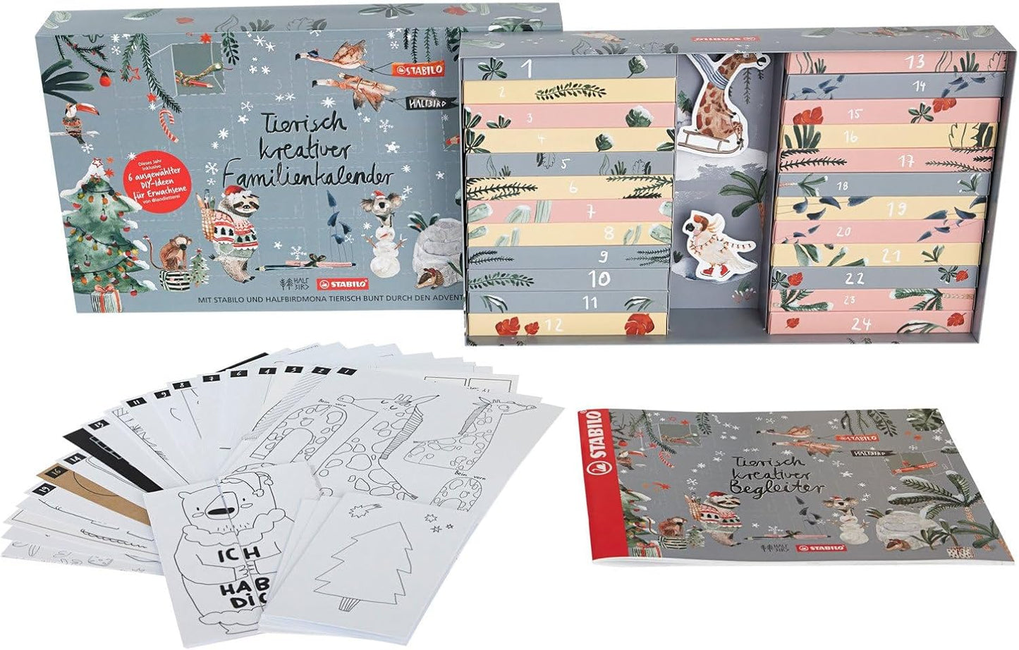 Adventskalender mit über 50 Kreativ-Produkten