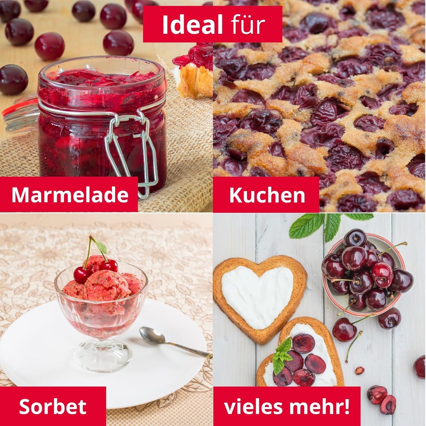 Kirschenentkerner, Einzeln