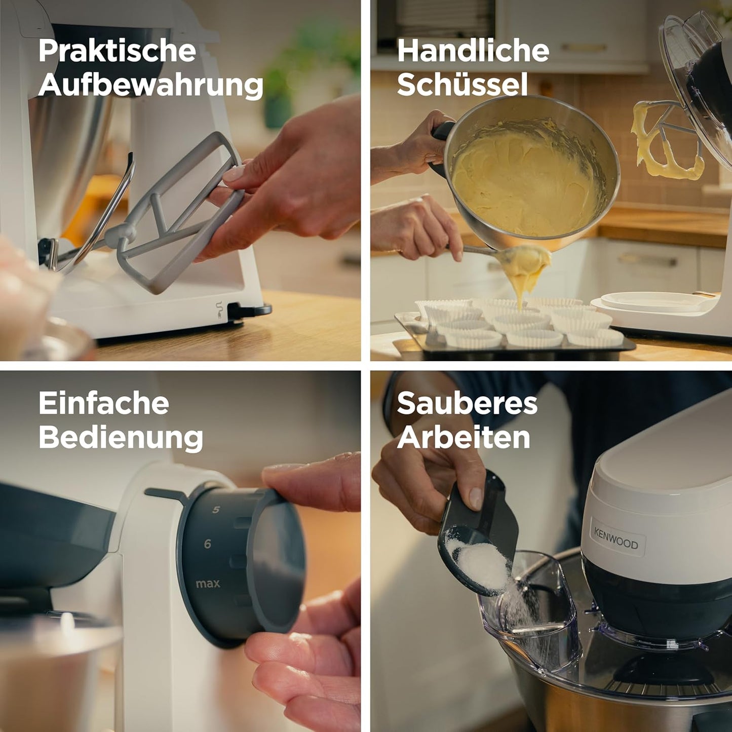 Multitasker-Küchenmaschine, Weiss
