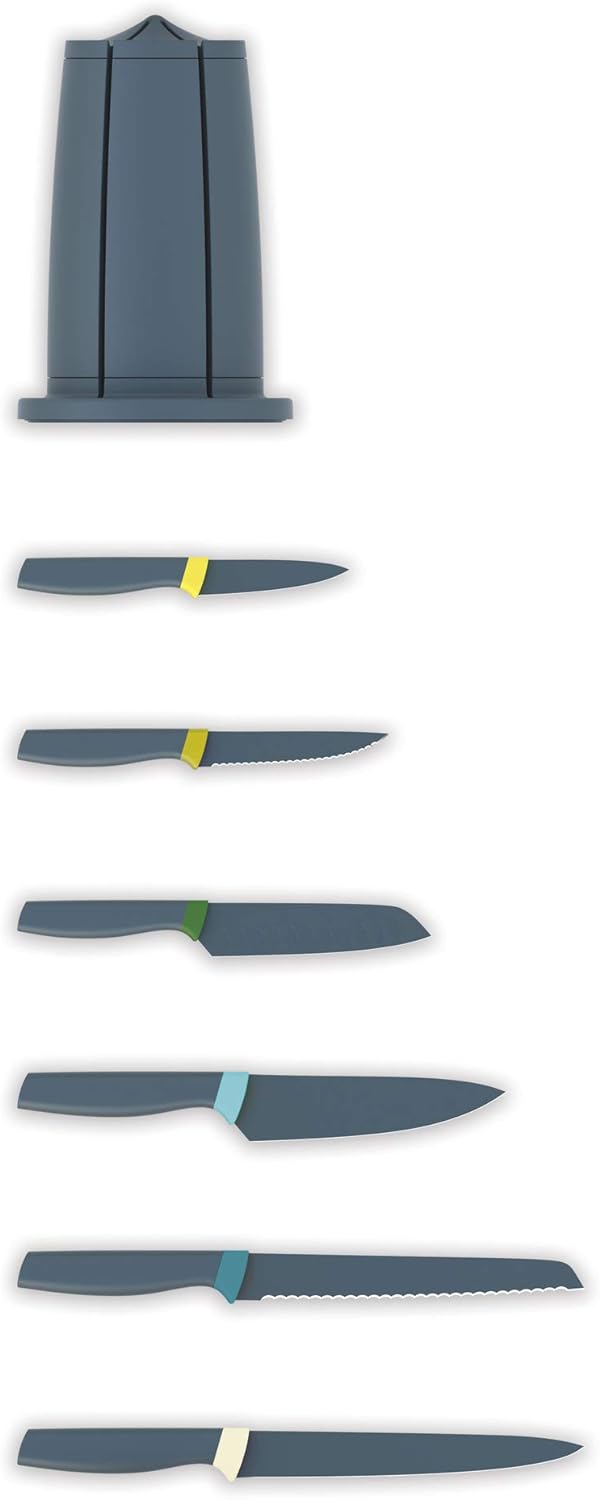 6-teiliges Messerblock-Set Elevate, Opal