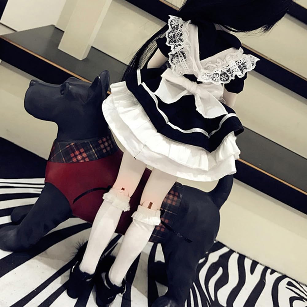 Puppen-Kleidung Dienstmädchen, 1/4BJD