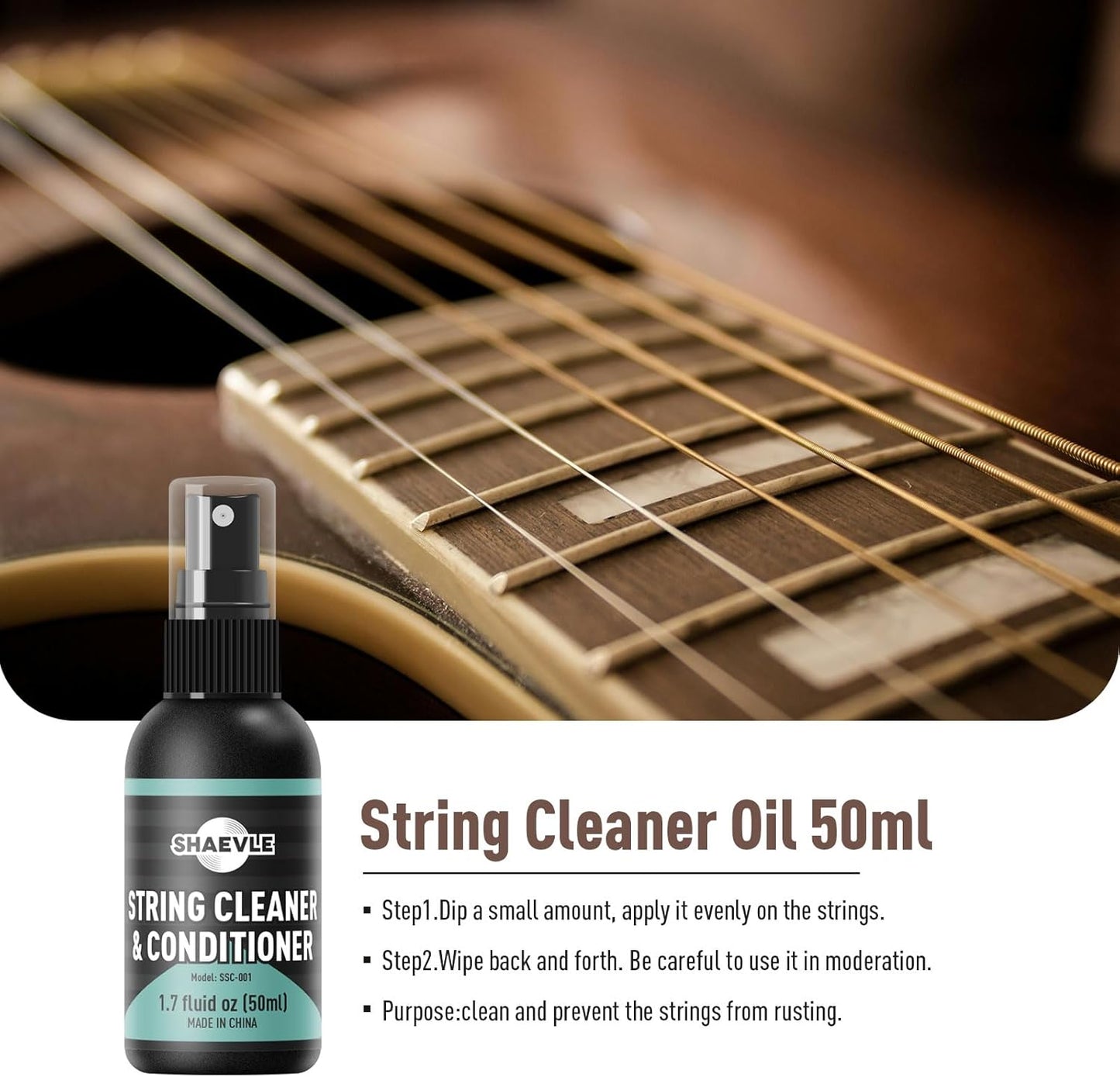 Gitarrenreinigungsset All-in-One, PRO Kit - 2