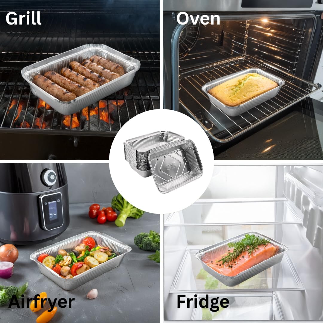 Aluschalen-Set mit Deckel R1-845L, 845ml