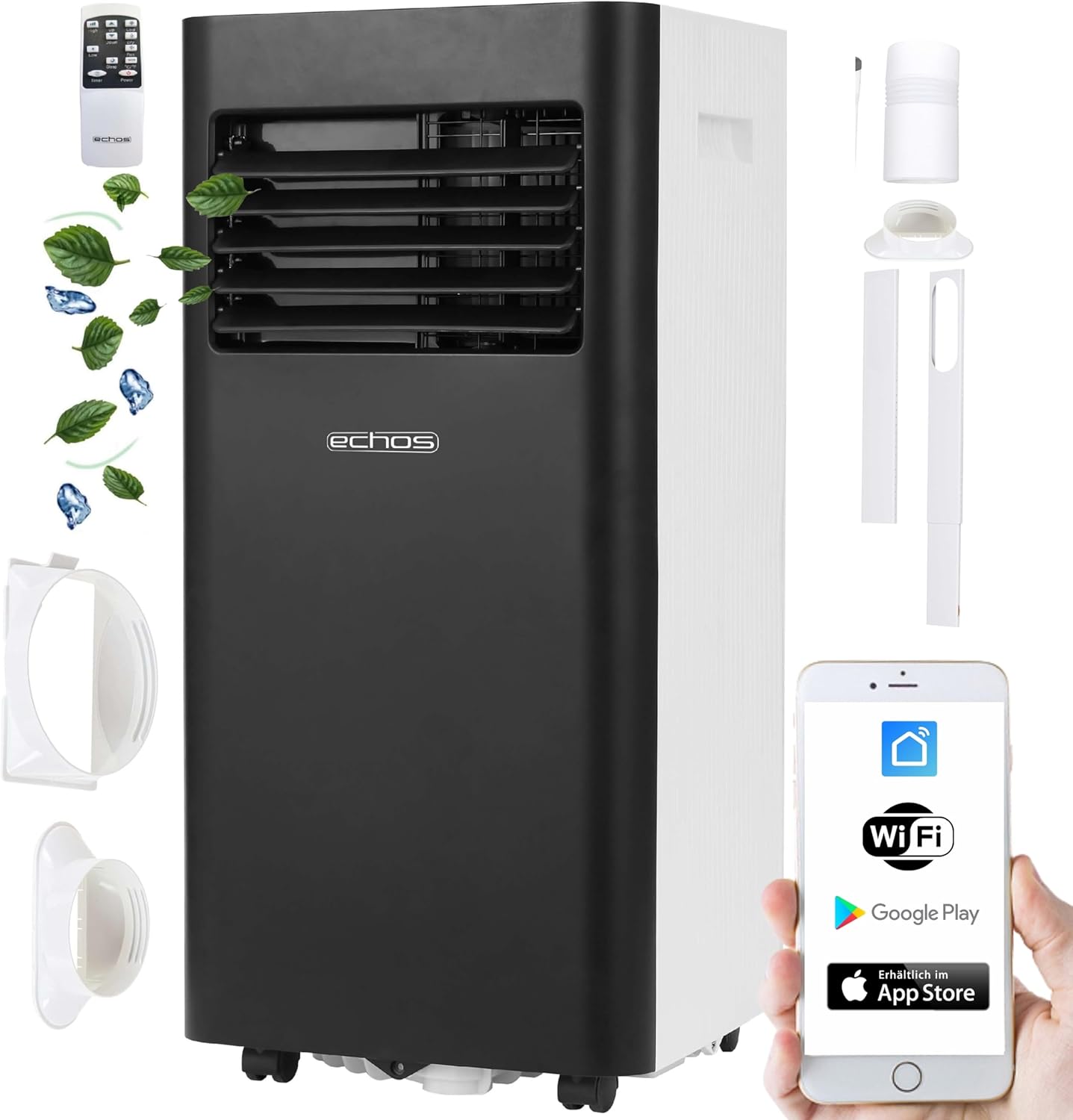 Mobile Klimaanlage 3in1 mit WIFI und Timer