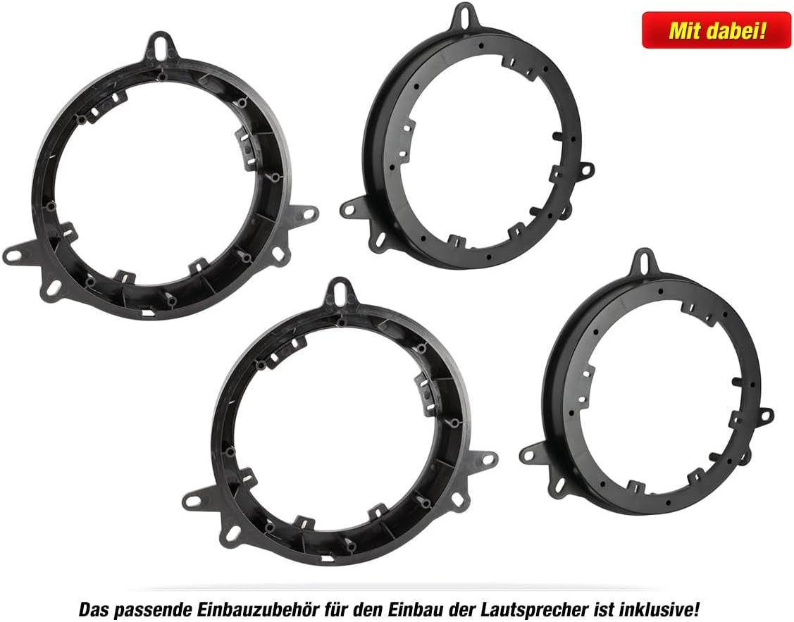 Auto Lautsprecher-Set 16,5 cm für Toyota Modelle
