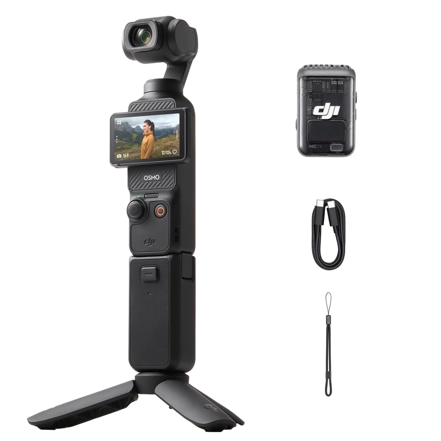Osmo Pocket 3 Kreativ Combo Bundle 4K/120 fps, Pocket 3 Creator Combo