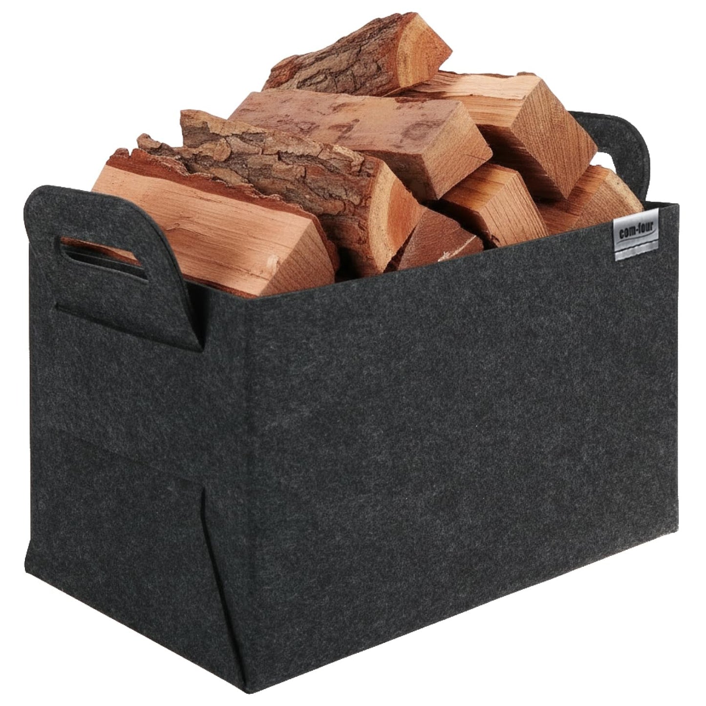 Filz-Tasche für Brennholz, 01 Stück Anthrazit 44x31cm