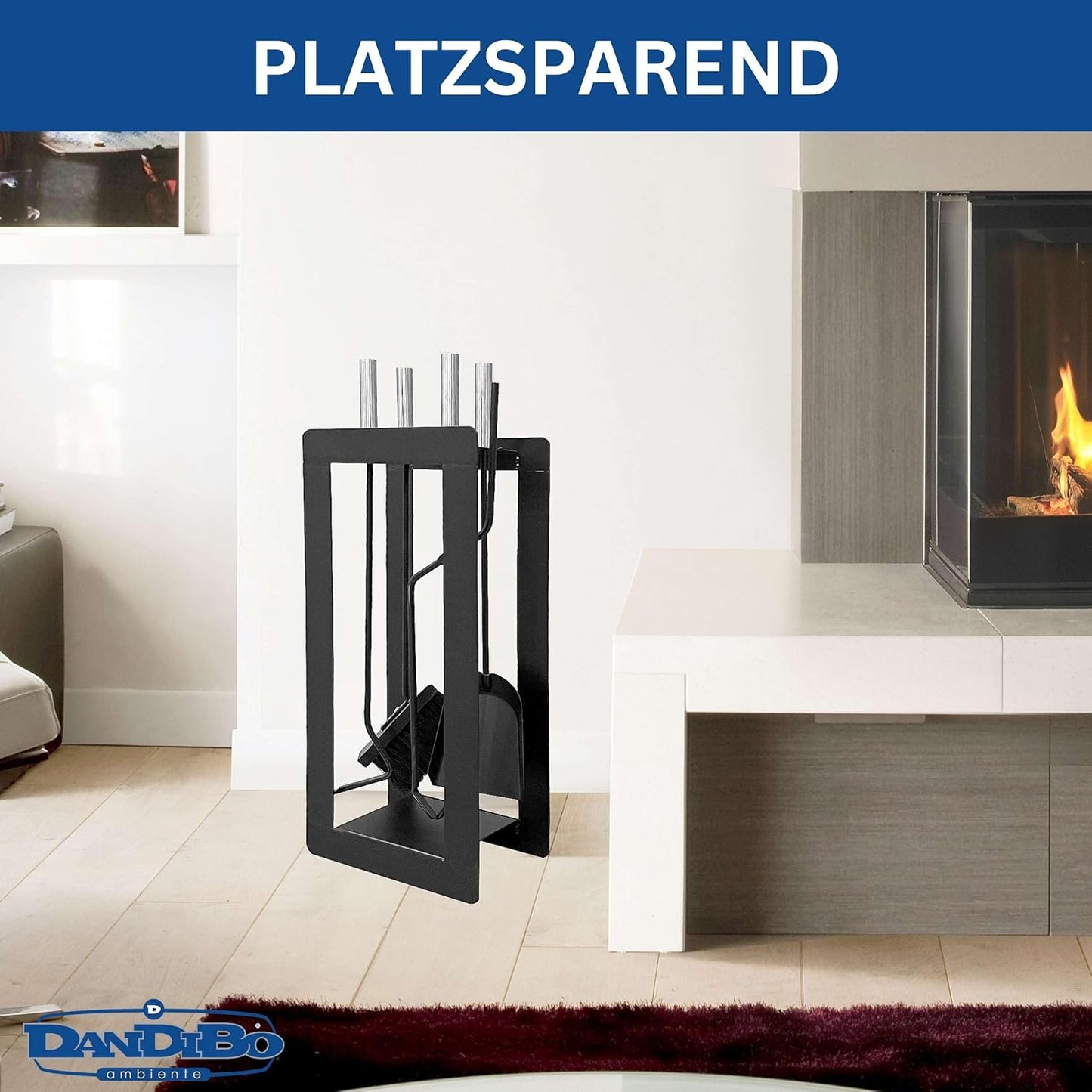 Modernes Kaminbesteck