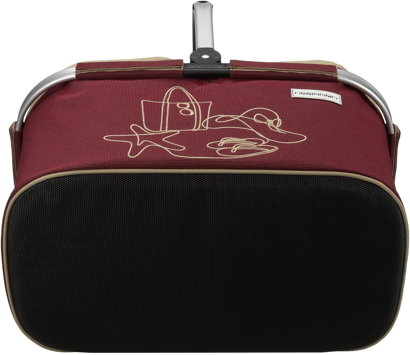 Einkaufskorb RUBY RED, Rubinrot