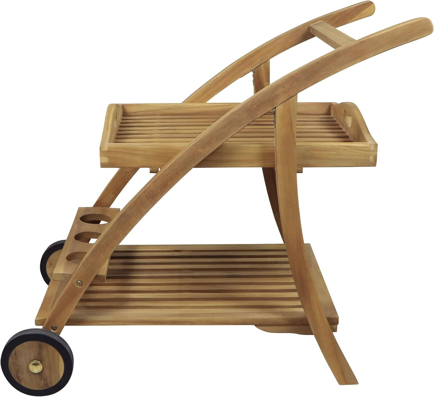Adi Servierwagen mit abnehmbarem Tablett & Flaschenhalter