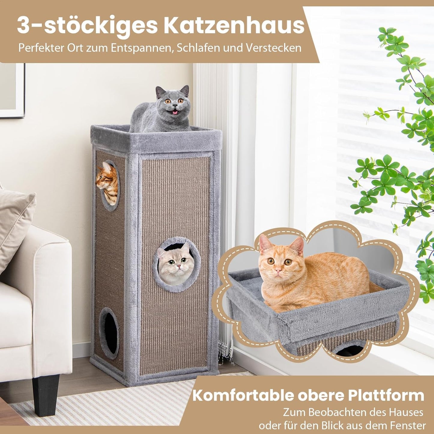 Kratztonne mit Höhlen, Grau