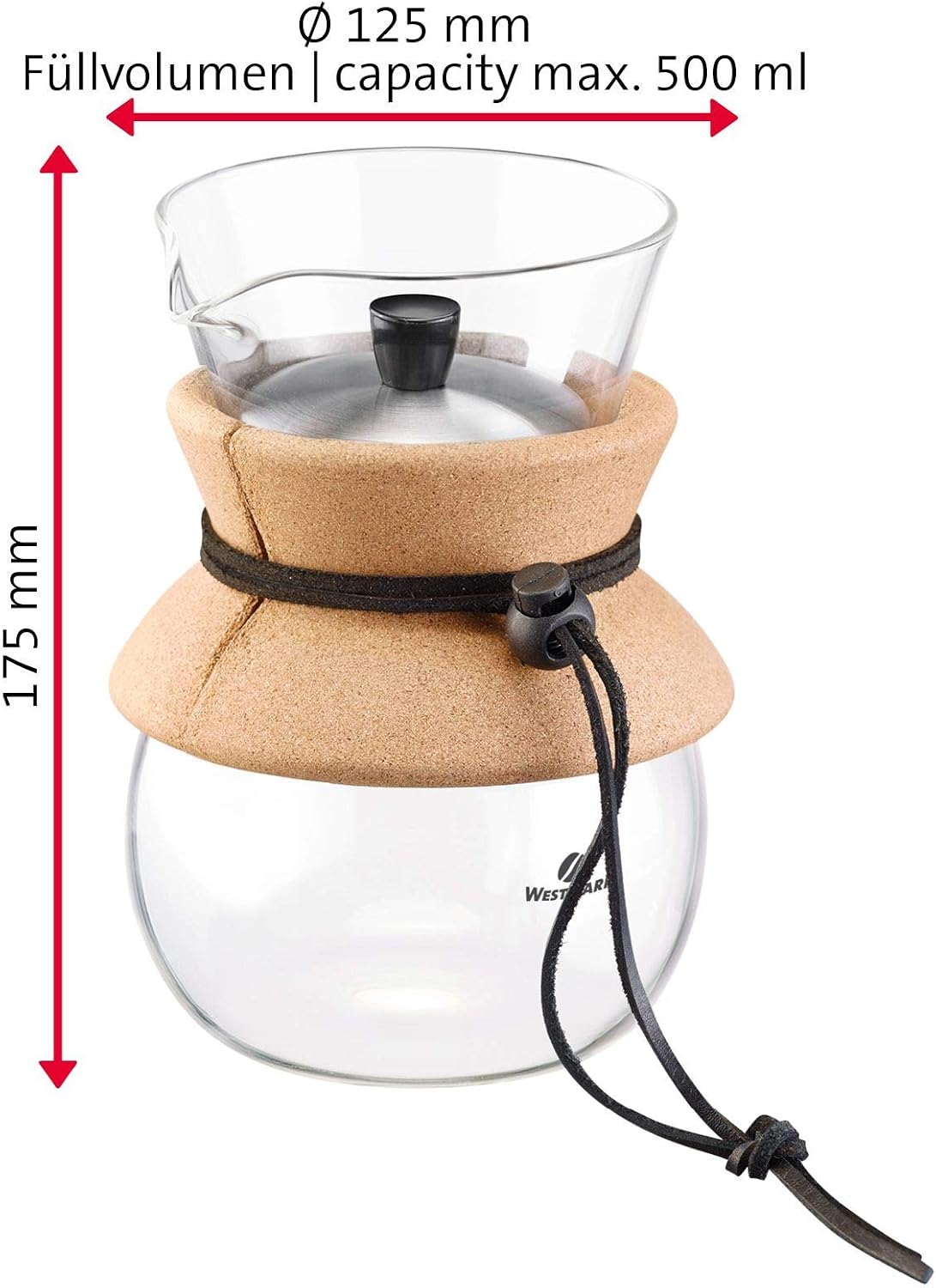Kaffeebereiter Brasilia mit Permanentfilter, Kaffeebereiter