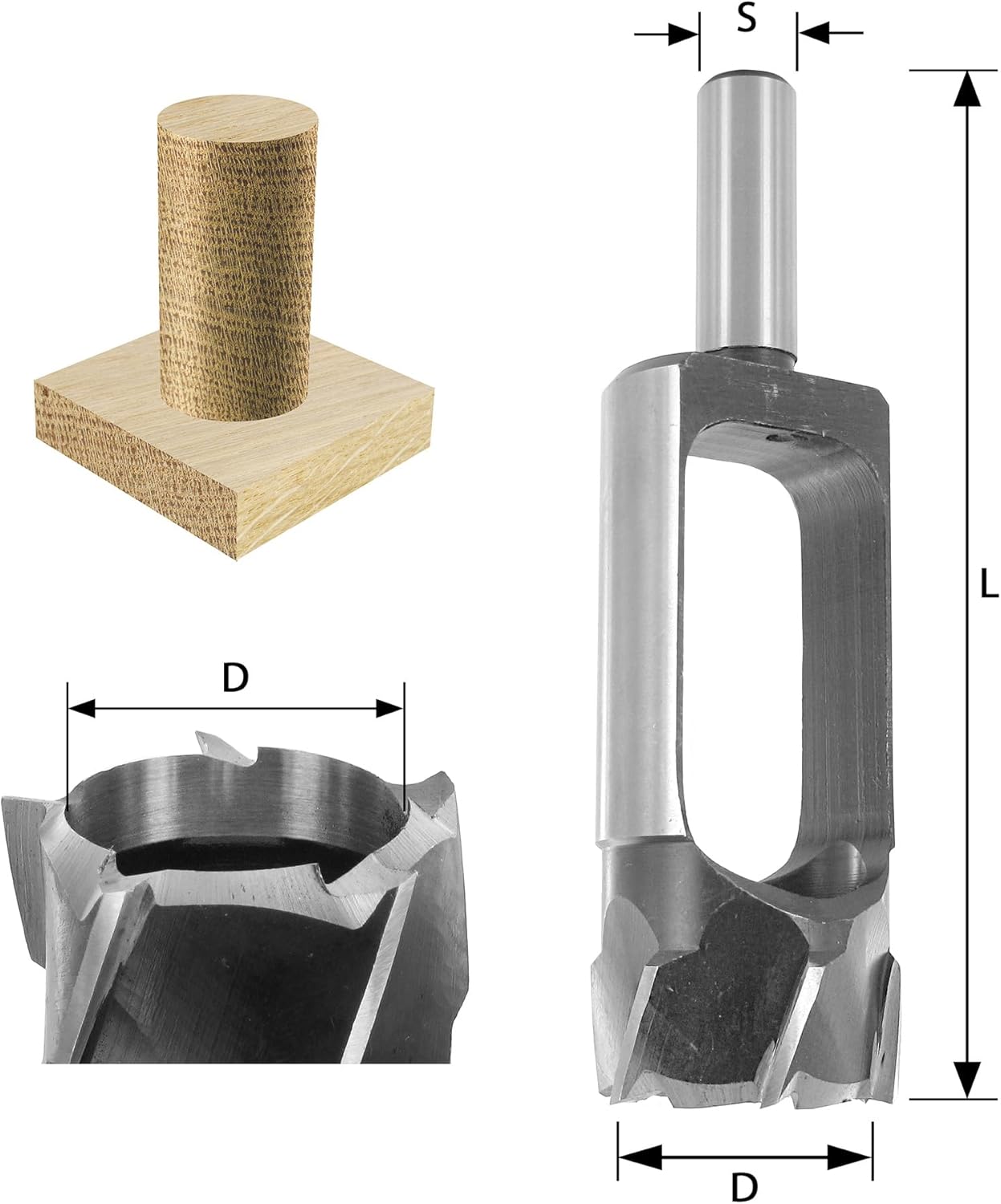 25307 Zapfenschneider, D=20 / L=140