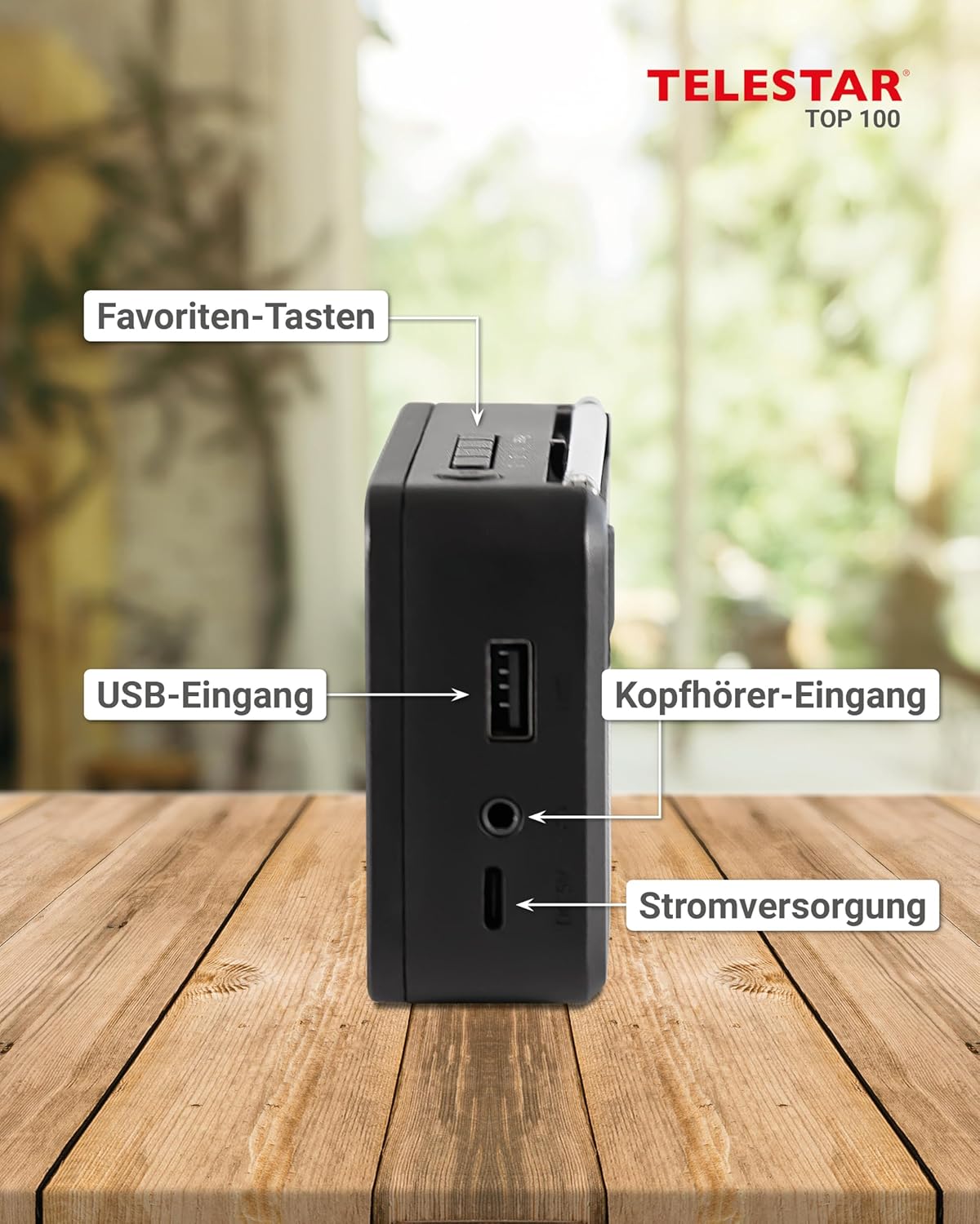 Mobiles DAB+ Radio mit Bluetooth 5.4