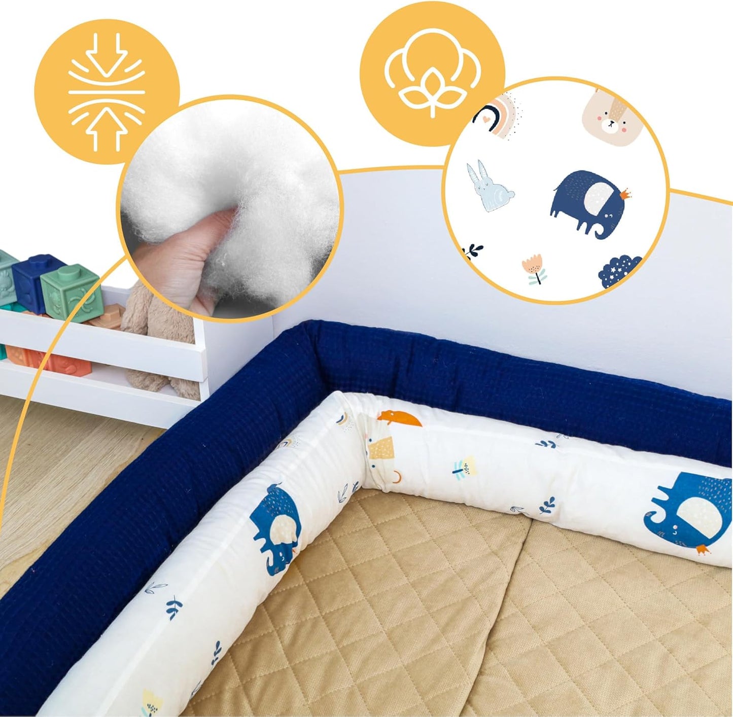 Bettschlange für Babys