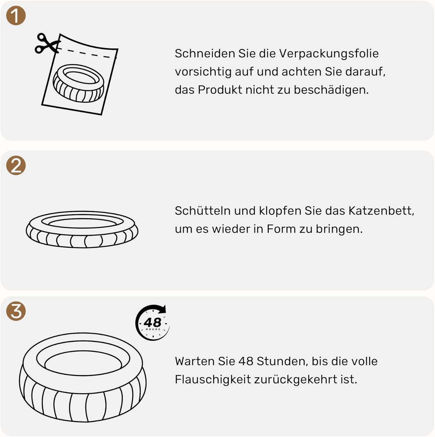 Katzenbett waschbar mit erhöhtem Rand, grün