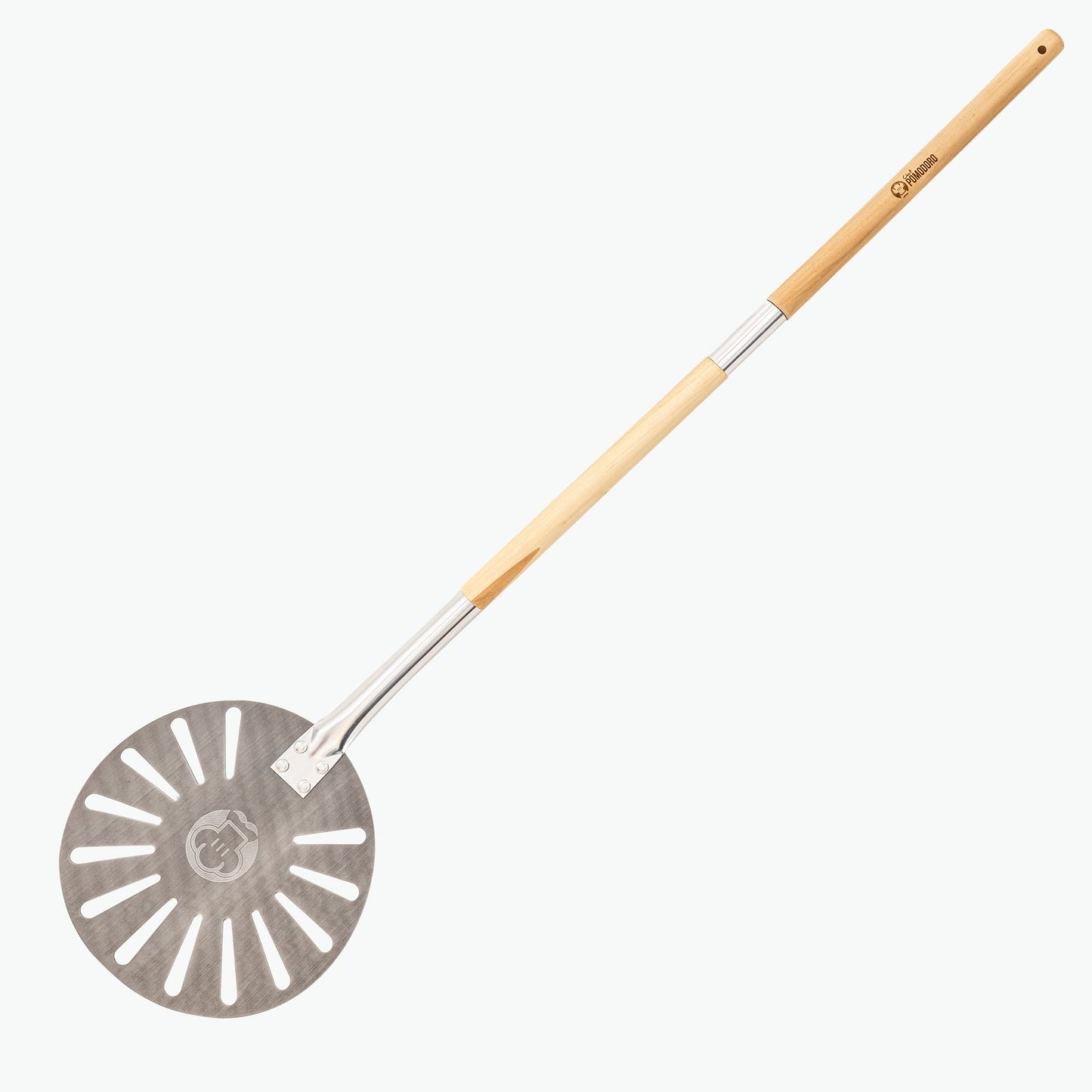 Pizzaschieber mit verstellbarem Holzgriff, 22,9 cm (9 Zoll) rotierende Schaufel
