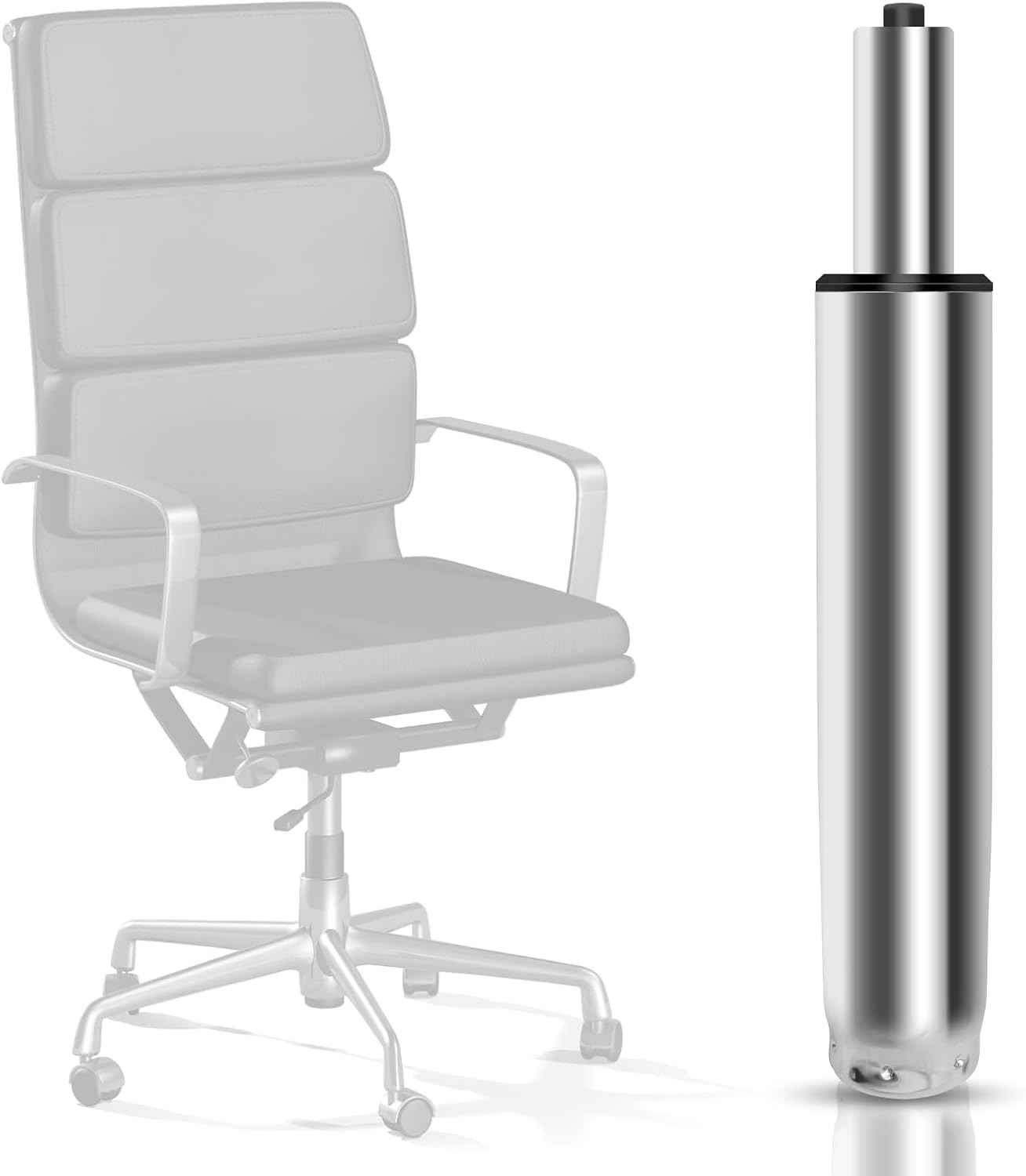 Gasdruckfeder für Bürostühle, Silber